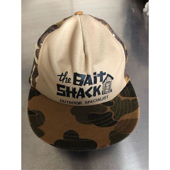 The Bait Shack Outdoor Specialist Snap Back Mesh Hat Made in the USA - Picture 1 of 4
